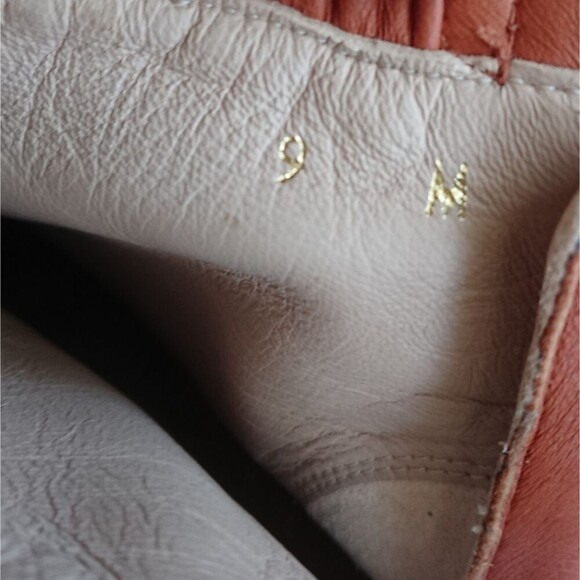 Stuart Weitzman Burnt Orange Nappa leather ankle boot size 9M - Picture 8 of 12